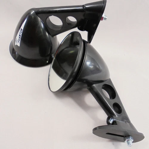For Toyota Celica TA22 RA20 RA21 RA22 1970-75 Fender Bullet Black Mirrors New