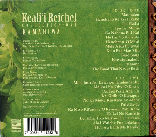 Kealii Reichel - Kamahiwa: Collection One - Used CD - Imagen 2 de 5
