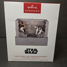 2024 Hallmark "Shut Down The Garbage Mashers!" Star Wars:  A New Hope Ornament 