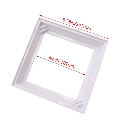 Gonna palo recinzione vinile stile diviso True 4 * 4 pollici 2 pezzi/colore bianco PVC copertura palo - Foto 5 di 7