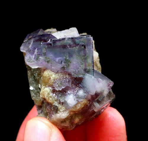 68,2 g natural púrpura fantasma fluorita mica mineral espécimen/yaogangxian - Imagen 3 de 8