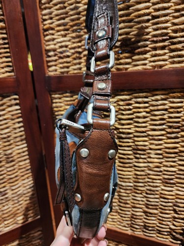 Fossil Fifty Four Stylish Leather Shoulder Handbag Bag - Picture 7 of 12