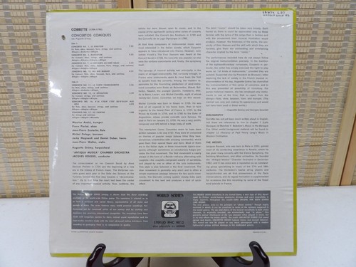 Michel Corrette J. Roussel Antiqua Musica Chamber Orch LP Concertos Comiques - Picture 2 of 3