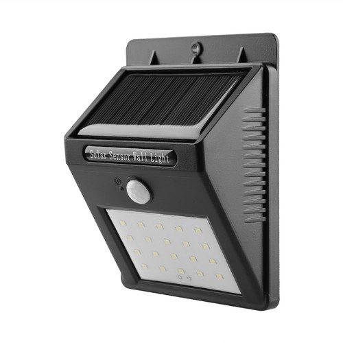 2er Solarleuchte 20 LED Bewegungsmelder Wandleuchte Außenleuchte Gartenlampe DE