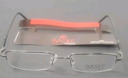 NEW BASILE Occhiali 9306 SILVER EYEGLASSES Sunglasses FRAMES COL 20 49/18 Italy - Picture 2 of 9