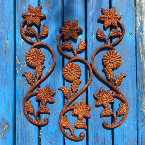 Rusty metal wall decor, Rusty metal wall hanging, Rustic decor, Home decor - Picture 7 of 7