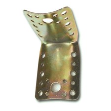 Staffa piastra angolare piegata per pali tondi Ø 8 / 10 cm travi in legno