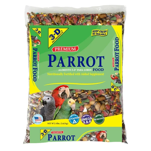 3-D Products Premium Comida para Loros 8.0 LB