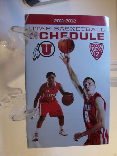 2011-12 Utah Utes Basketball Pocket Schedule  (Sch0342) - Picture 1 of 2