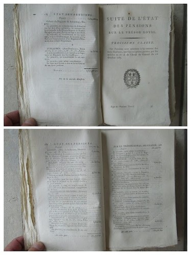 ETAT NOMINATIF DES PENSIONS SUR LE TRESOR ROYAL + suppléments, 1789/1790. - Picture 5 of 24