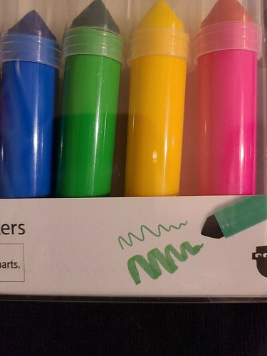 2 juegos de marcadores (6 cada uno) tiene corazones, estrellas, flechas, nube, sol, flor, líneas - Imagen 5 de 7