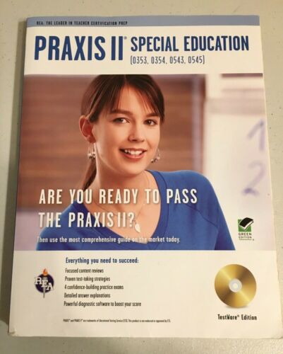 Praxis II éducation spéciale (0353, 0354, 0543 0545) comprend CD - Photo 1 sur 2