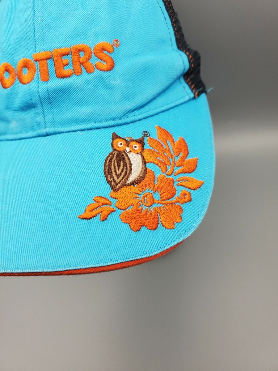 Vintage Hooters Trucker Adjustable Hat Cap Blue/orange Mesh | eBay