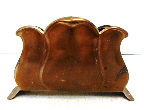 Vintage "Modern Silver" Silverplated Napkin Holder Floral Hand Finished - Bild 1 von 5