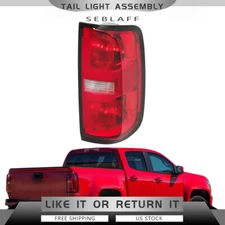 For Chevrolet Colorado 2015-2021 Tail Light Black Housing Red Lens Right Side