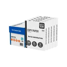 Pen + Gear Copy Paper, 8.5" x 11", 92 Bright, 20 lb., White, 5 Ream Case (2,500)
