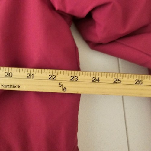 Lands End Jacket Girls Sz L 14-16 Pink Hooded Fleece Lined Insulated Camping Ski - Picture 4 of 8