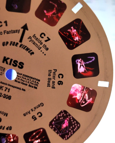 RARE gaf K71 KISS Rock Music Band Special view-master 3 Reels Packet Some Tones - Picture 4 of 6