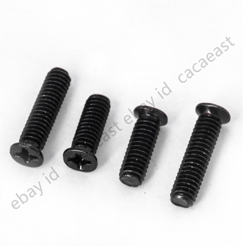 M3.5-M6 Black Phillips Cross Recessed Countersunk Head Flat Head Machine Screw - Picture 9 of 12