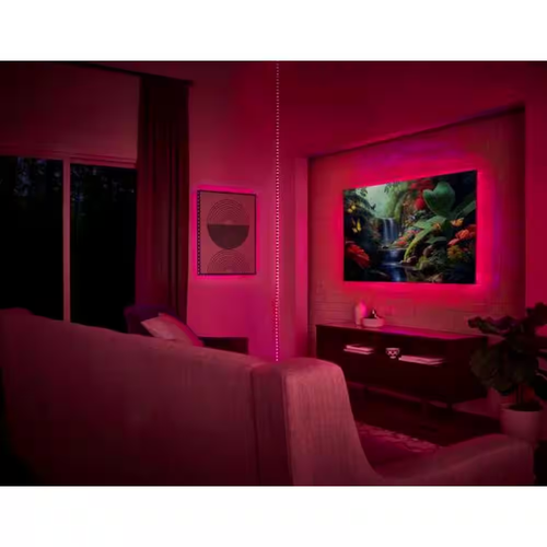 EcoSmart 9.8 ft. RGB Color Changing Dimmable USB Powered LED Black Strip Light - Picture 2 of 7
