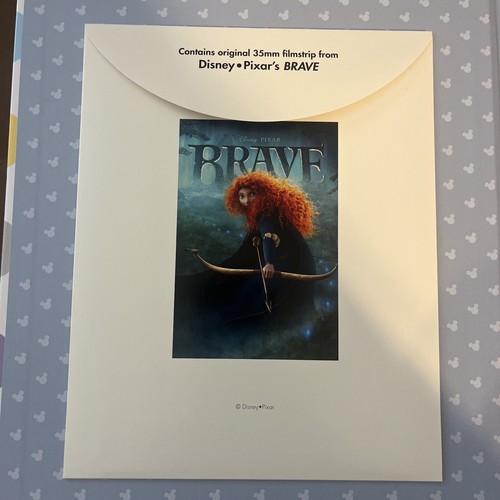 The Disney Book By DK Pub 2017 Hardcover + Brave 35mm Film Strip & Lim Ed Print - Picture 4 of 8