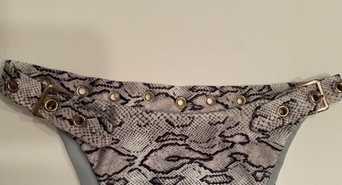 Bikini donna maglia stampa serpente Aadya gamba alta fondo taglia XS - Foto 2 di 9