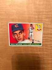 1955 TOPPS BASEBALL #86 BILL WILSON!! $1 SHIPPING!!