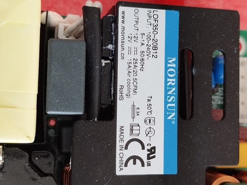 LOF350-20B12 Alimentatore AC/DC Mornsun 300W 12V 25A SW. Power Supply open frame - Imagen 4 de 7