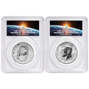 2019-S Apollo 11 50th Ann 2-Coin Proof Half Set PCGS PR70DCAM FDOI First Day AMF 2019-S Apollo 11 50th Ann 2-Coin Proof Half Set PCGS PR70DCAM FDOI First Day AMF