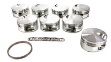 Je Pistons 4.500 In Bore Big Block Chevy Piston 8 Pc P/N 257984