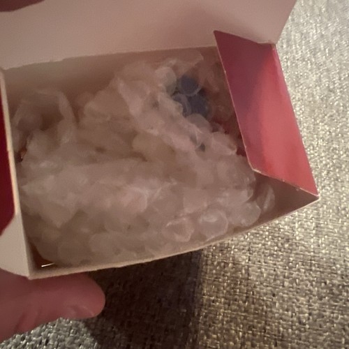 Vintage 1993 Hallmark Keepsake Snowman Ornament Icicle Bicycle In Original Box - Picture 7 of 7