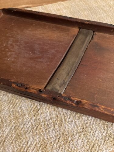 18th/Early 19th Century Slawboard W Lollipop Top & Boxed - In Top , Good & Early - Picture 7 of 14
