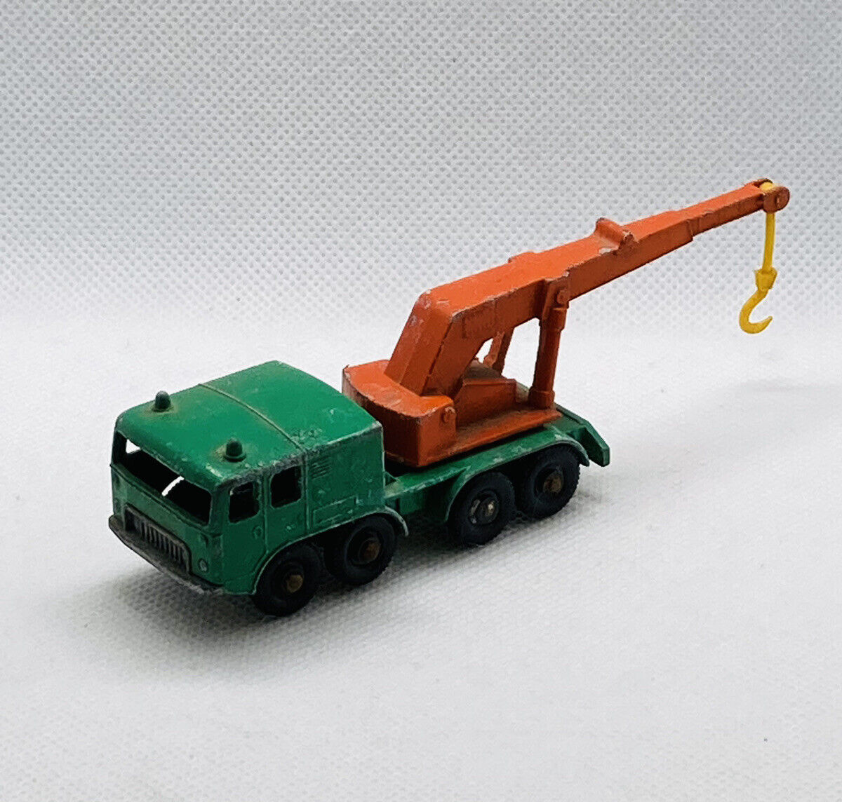 Matchbox by Lesney - 8 Wheel Crane - No 30 - Green and Matchbox by Lesney - 8 Wheel Crane - No 30 - Green and