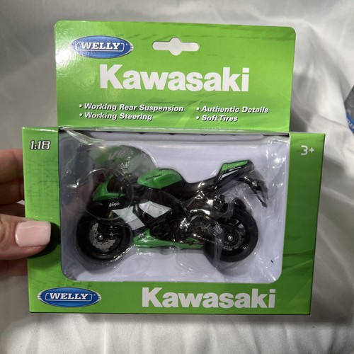 Welly Kawasaki Yamaha Diecast Lot of 2 NIB Kawasaki Ninja ZX-10R Yamaha YZF-R1 - Picture 5 of 7