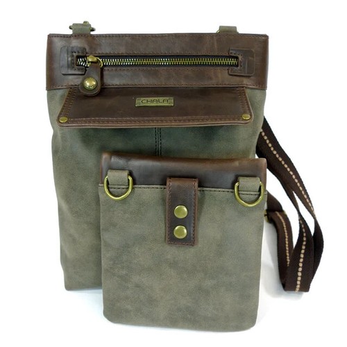 New Chala GEMINI Messenger Crossbody Bag Vegan DRAGONFLY Black Convertible gift - Picture 6 of 8