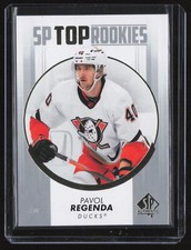 Pavol Regenda 2022-23 SP Authentic SP Top Rookies #TR-43 Anaheim Ducks
