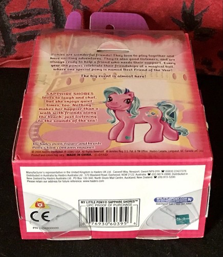 MI PEQUEÑO PONY, JOYA PONY, ORILLAS DE ZAFIRO, PONY Y CEPILLO, 2004, G3, ¡¡SIN PRECIO BASE!!! - Imagen 13 de 19