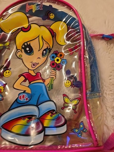 Rare HTF Lisa Frank Small 10" Backpack Blonde Girl - Groovy Girl - Vintage 90's - Picture 5 of 14