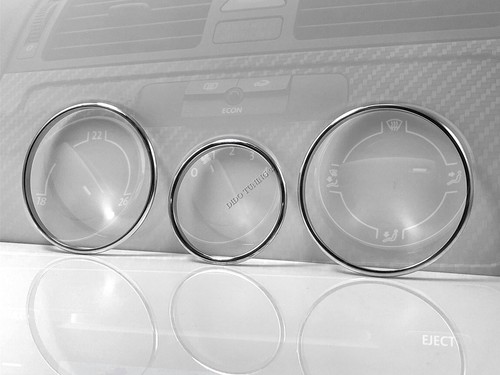 Anillos envolventes de aluminio pulido para VW Touran 2003-2010 x3 - Imagen 2 de 9