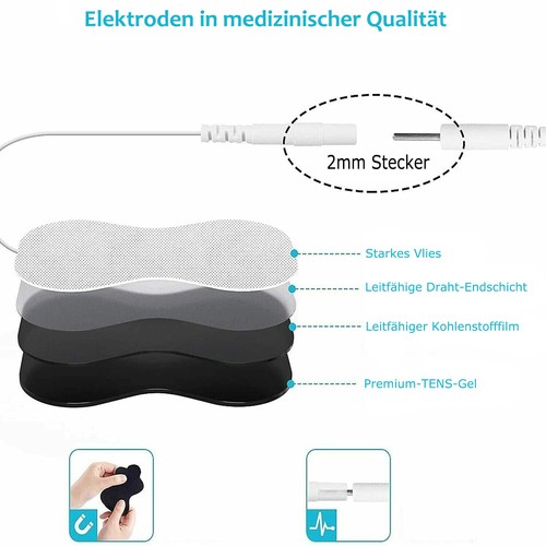 TENS Gerät Reizstromgerät Elektrische Muskel Stimulation Nerven Schmerzlinderung - Bild 10 von 13