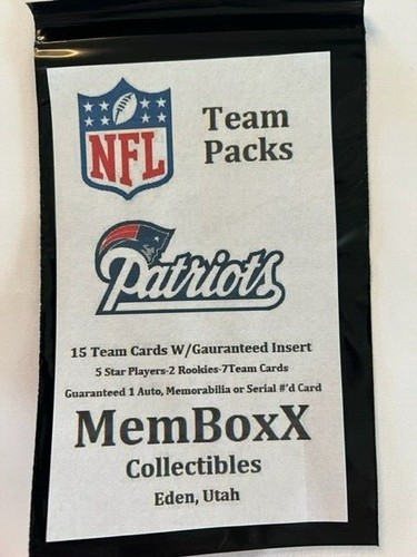 NFL TEAM PACK 100% HIT AUTO/PATCH/PSA/ or Insert 5-15 FOOTBALL CARDS - ROOKIES - Picture 190 of 288