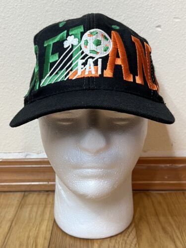 VTG 90s Adidas Snapback Hat Team Ireland FAI 1994 