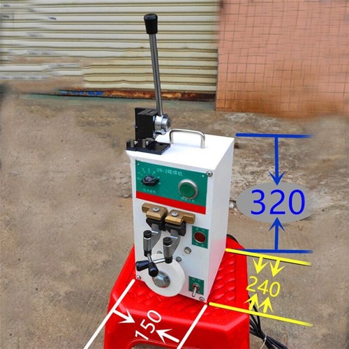 UN-2 Metall Stahl Band Stumpfschweißgerät Werkzeug 2KW Bandsägeblatt Anlassen Stumpfschweißgerät - Bild 5 von 6