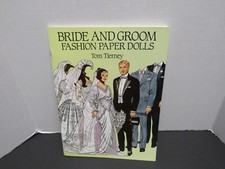 BRIDE & GROOM FASHION  PAPER DOLLS - TOM TIERNEY