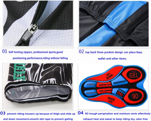 2024 Hombres Ciclismo Camisetas Ciclismo Mangas Largas Camisetas Pechera Pantalones Cortos Ciclismo Pantalones Cortos - Imagen 2 de 53