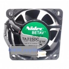 NIDEC TA225DC B34467-16 12V 0.35A 6CM 6025 2-Pin Inverter Cooling Fan