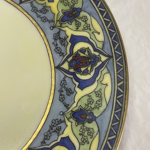 PL Limoges 1890-1918 Hand Dec Gold 10.25”Plate Arts Crafts Nouveau BlueBell Rare - Picture 6 of 18