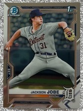 2021 Bowman Draft JACKSON JOBE #BDC-69 1st Chrome Detroit Tigers