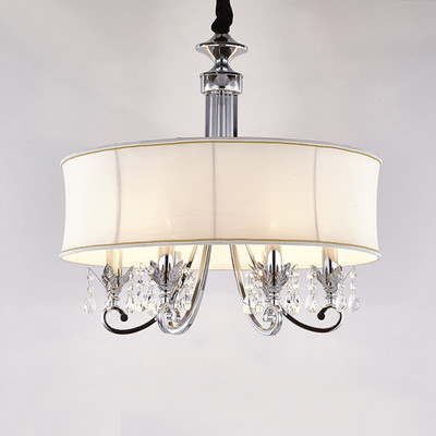 Modern Drum Pendant Lights Crystal Ceiling Lamp Bedroom Chandelier Crystal Ceiling Lamp Bedroom Chandelier