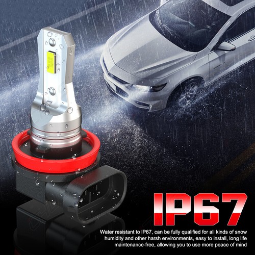 For Pontiac Vibe 2009-2010 LED Headlight Bulbs High Low Beam + Fog Lights Kit 6X - Picture 23 of 24